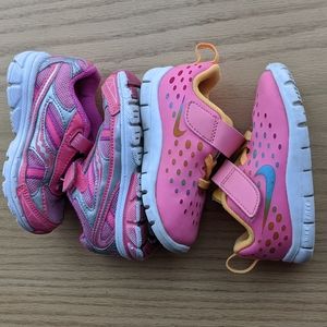 Bundle of Nike/Saucony toddler shoes